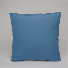 Load image into Gallery viewer, Sunbrella Multi Stripe Pillow in Air Blue/Flax