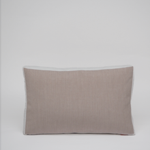 Load image into Gallery viewer, Sunbrella Blocks Lumbar Pillow in Buttercup/Melon