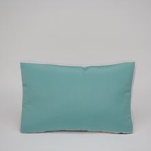 Load image into Gallery viewer, Sunbrella Multi Stripe Lumbar Pillow in Glacier/Flax