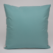 Load image into Gallery viewer, Sunbrella Large Trellis Pillow in Glacier/White
