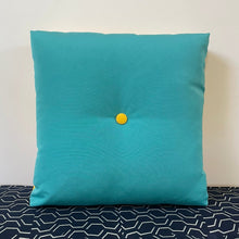 Load image into Gallery viewer, Sunbrella Mod Flower Pillow in Sunflower/Aruba