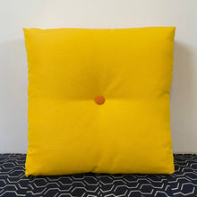 Load image into Gallery viewer, Sunbrella Mod Flower Pillow in Tangerine/Sunflower