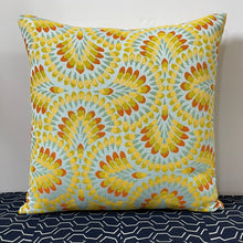 Load image into Gallery viewer, Sunbrella Pop Square Pillow in Plume Tropics