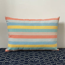 Load image into Gallery viewer, Sunbrella Pop Lumbar Pillow in Entice Sunrise