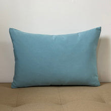 Load image into Gallery viewer, Sunbrella Pop Lumbar Pillow in Mineral Blue