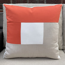 Load image into Gallery viewer, Sunbrella Window Box Pillow in Melon/Flax