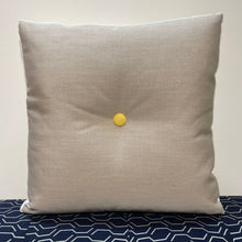 Load image into Gallery viewer, Sunbrella Flower Pillow in Buttercup/Flax