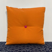 Load image into Gallery viewer, Sunbrella Flower Pillow in Hot Pink/Tangerine