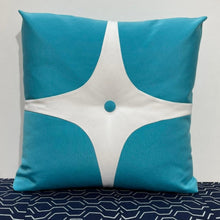 Load image into Gallery viewer, Sunbrella Astro Pillow in Aruba/White