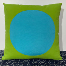 Load image into Gallery viewer, Sunbrella Dot Pillow in Macaw/Aruba