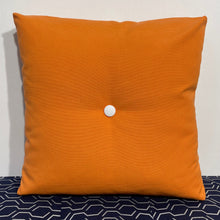 Load image into Gallery viewer, Sunbrella Astro Pillow in Tangerine/White