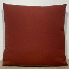 Load image into Gallery viewer, Sunbrella Aerial Large Pillow in Henna/Charcoal
