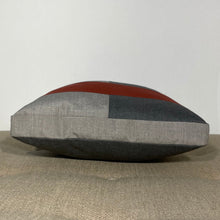 Load image into Gallery viewer, Sunbrella Tiles Pillow in Henna/Charcoal