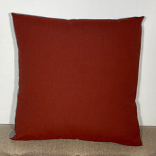 Load image into Gallery viewer, Sunbrella Aerial Pillow in Henna/Charcoal