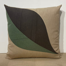 Load image into Gallery viewer, Sunbrella Leaf Pillow in Java/Fern