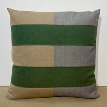 Load image into Gallery viewer, Sunbrella Tiles Pillow in Fern/Flint