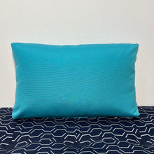 Load image into Gallery viewer, Sunbrella Eclipse Lumbar Pillow in Aruba/Sunflower