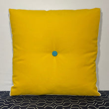 Load image into Gallery viewer, Sunbrella Flower Pillow in Aruba/Sunflower