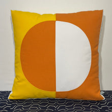 Load image into Gallery viewer, Sunbrella Reflection Pillow in Tangerine/Sunflower