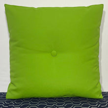 Load image into Gallery viewer, Sunbrella Hero Solid Large Square Pillow with or without Buttons in Macaw