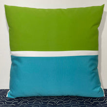 Load image into Gallery viewer, Sunbrella Horizon Large Pillow in Macaw/Aruba