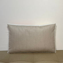 Load image into Gallery viewer, Sunbrella Blocks Lumbar Pillow in Air Blue/Glacier