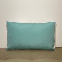 Load image into Gallery viewer, Sunbrella Multi Stripe Lumbar Pillow in Glacier/Flax