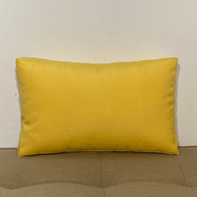 Load image into Gallery viewer, Sunbrella Hero Solid Lumbar Pillow with or without Buttons in Buttercup