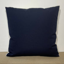Load image into Gallery viewer, Sunbrella Tiles Pillow in Twilight/Heather Beige