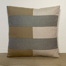 Load image into Gallery viewer, Sunbrella Tiles Pillow in Flint/Heather Beige