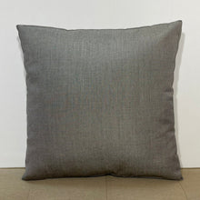 Load image into Gallery viewer, Sunbrella Hero Solid Square Pillow with or without Buttons in Flint