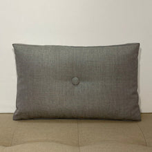 Load image into Gallery viewer, Sunbrella Hero Solid Lumbar Pillow with or without Buttons in Flint