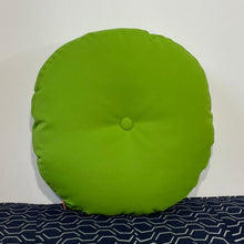 Load image into Gallery viewer, Sunbrella Hero Circle Pillow in Macaw or Macaw/White