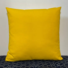 Load image into Gallery viewer, Sunbrella Hero Solid Square Pillow with or without Buttons in Sunflower