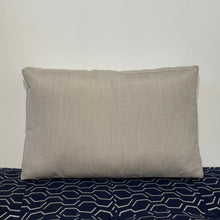 Load image into Gallery viewer, Sunbrella Hero Solid Lumbar Pillow with or without Buttons in Flax