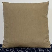 Load image into Gallery viewer, Sunbrella Hero Solid Large Square Pillow with or without Buttons in Heather Beige
