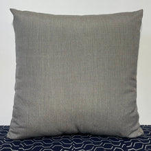 Load image into Gallery viewer, Sunbrella Hero Solid Large Square Pillow with or without Buttons in Flint