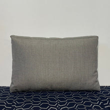 Load image into Gallery viewer, Sunbrella Hero Solid Lumbar Pillow with or without Buttons in Flint