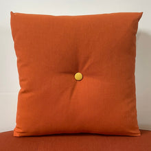 Load image into Gallery viewer, Sunbrella Mod Flower Pillow in Daffodil/Cayenne