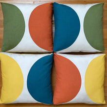 Load image into Gallery viewer, Sunbrella Eclipse Pillow in Peacock/Daffodil