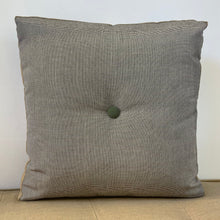 Load image into Gallery viewer, Sunbrella Flower Pillow in Fern/Heather Beige
