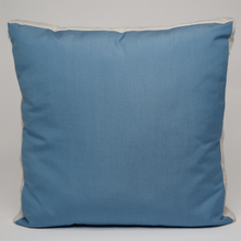 Load image into Gallery viewer, Sunbrella Large Trellis Pillow in Air Blue/White
