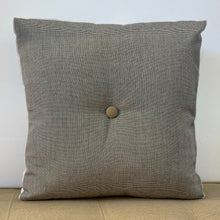 Load image into Gallery viewer, Sunbrella Flower Pillow in Heather Beige/Flax

