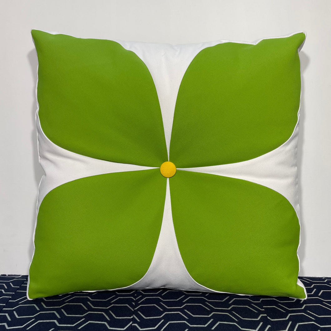 Sunbrella Flower Power Pillow in Macaw/Sunflower