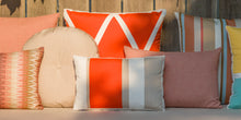 Load image into Gallery viewer, Sunbrella Pop Lumbar Pillow in Valley Desert
