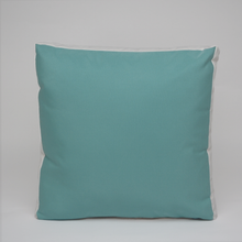 Load image into Gallery viewer, Sunbrella Trellis Pillow in Glacier/White
