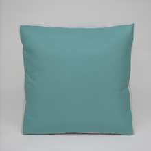 Load image into Gallery viewer, Sunbrella Window Box Pillow in Glacier/Flax
