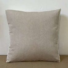 Load image into Gallery viewer, Sunbrella Tiles Pillow in Flax/Black
