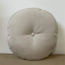 Load image into Gallery viewer, Sunbrella Hero Circle Pillow in Flax
