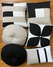 Load image into Gallery viewer, Sunbrella Hero Circle Pillow in Flax
